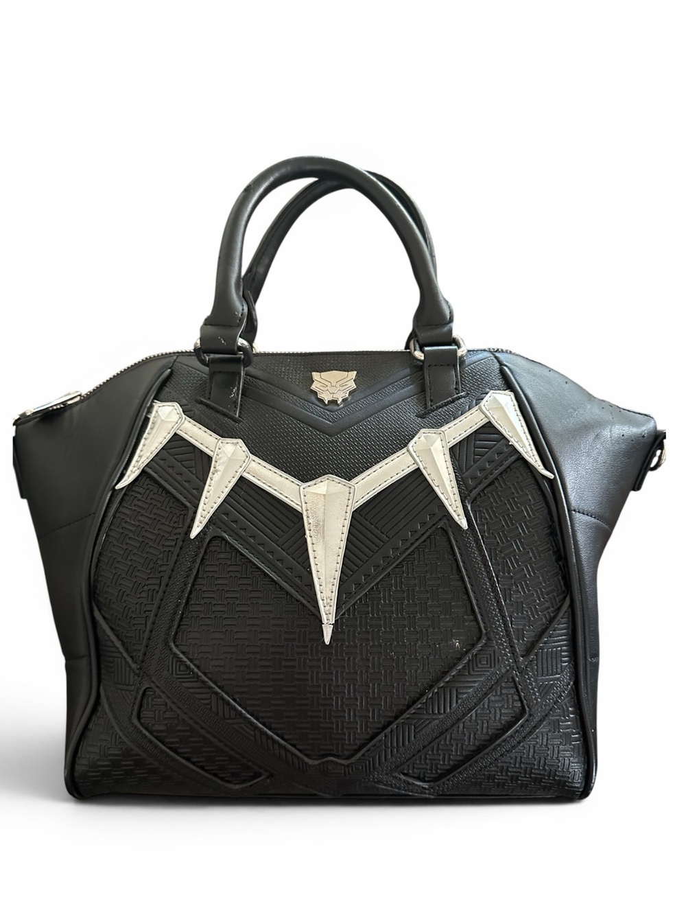 Loungefly Marvel Black Panther Cosplay Crossbody Satchel Bag